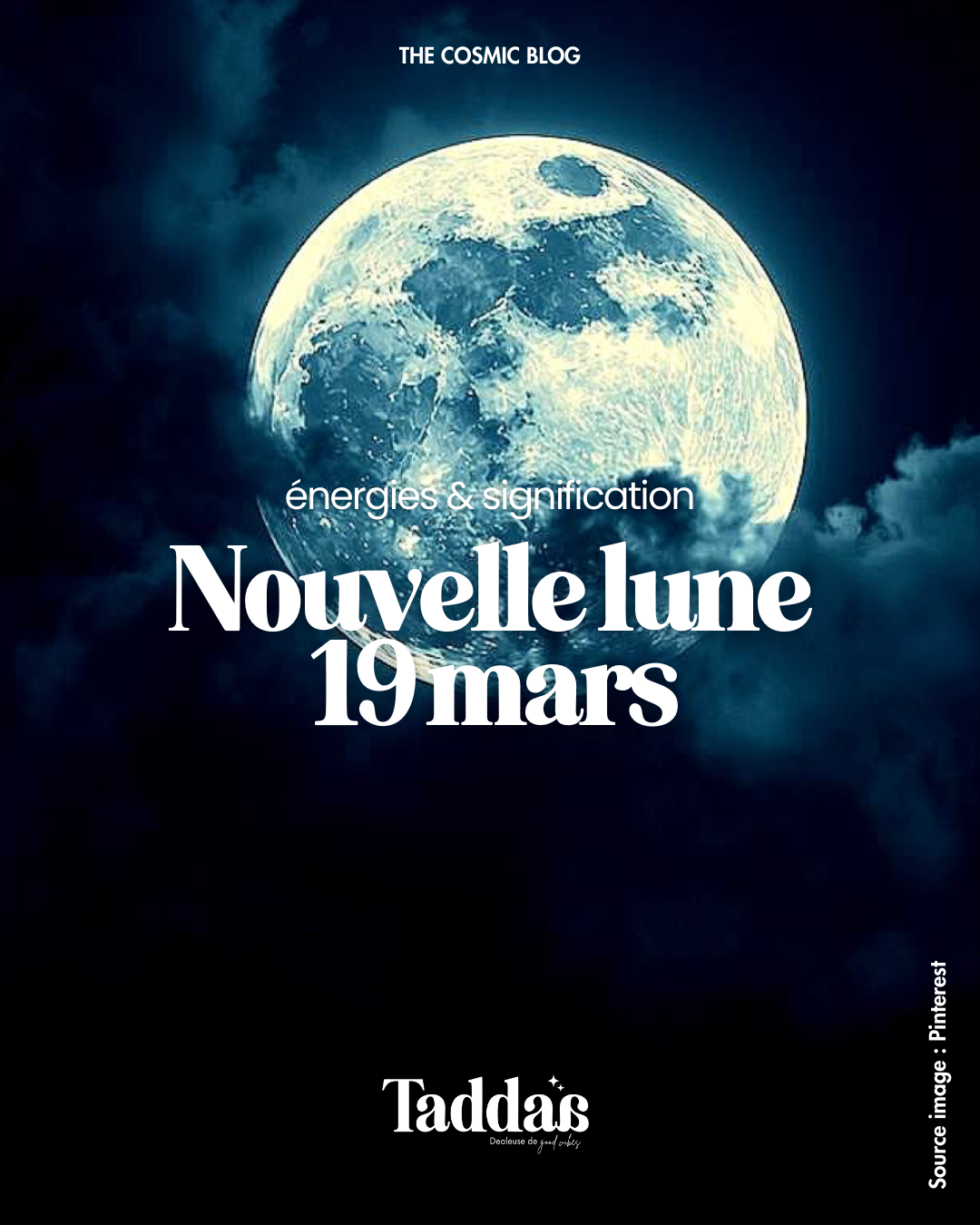 🌑 Nouvelle Lune en Poissons — 19 mars 2026 à 02h22