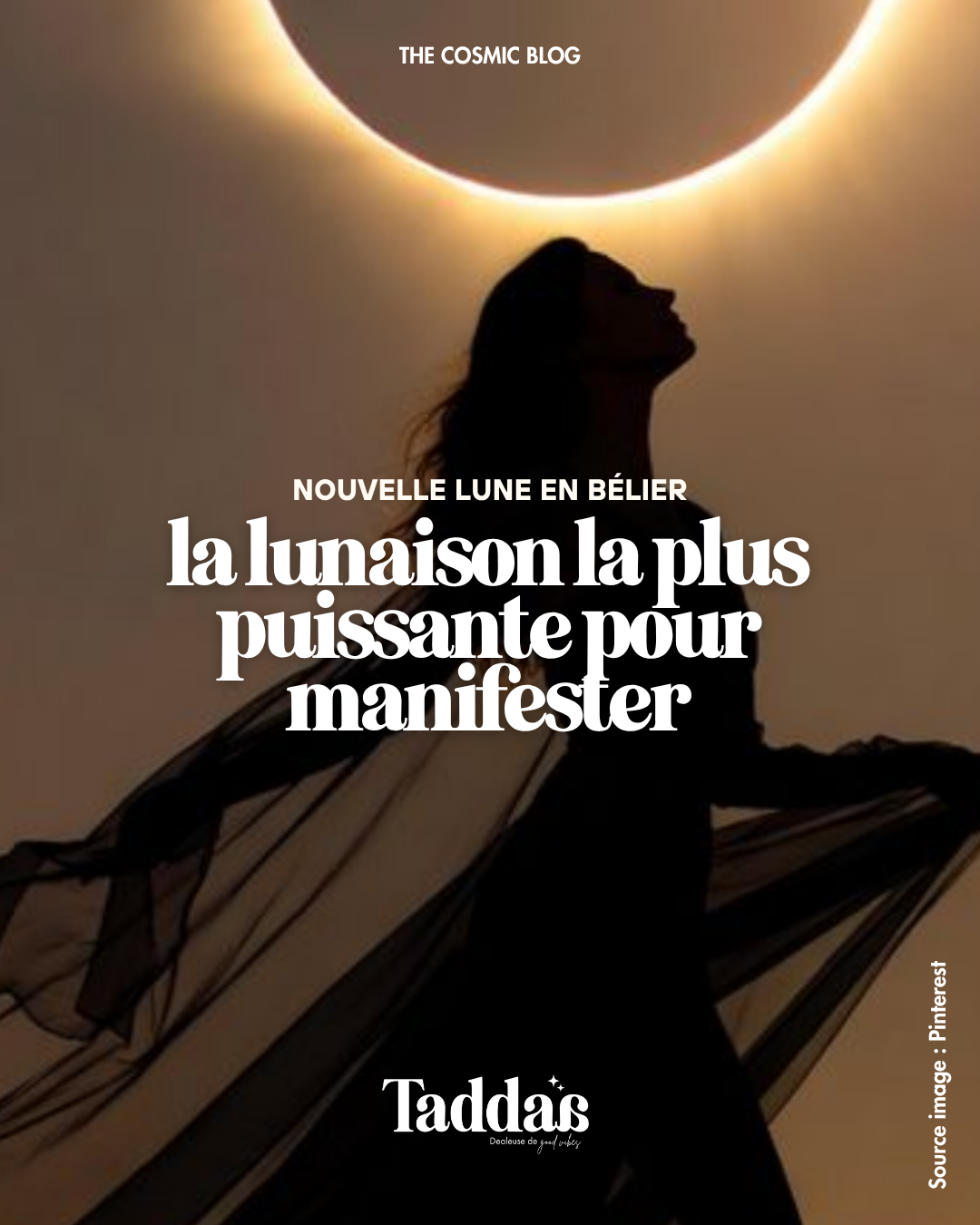 🌑🔥 NOUVELLE LUNE EN BÉLIER : la lunaison la plus puissante pour manifester (et arrêter d’attendre)