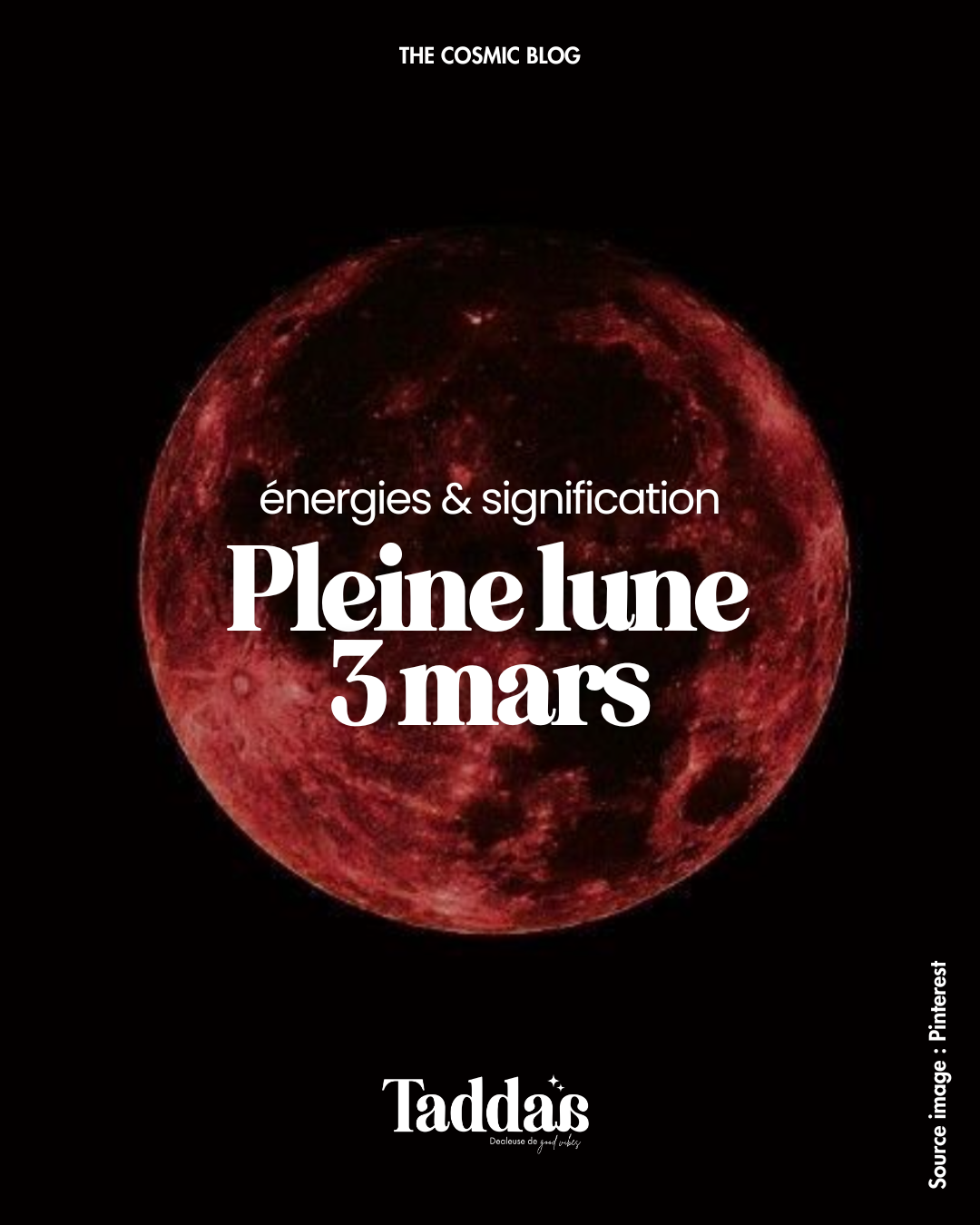 🌕 Pleine Lune du 3 mars 2026 en Vierge (éclipse)
