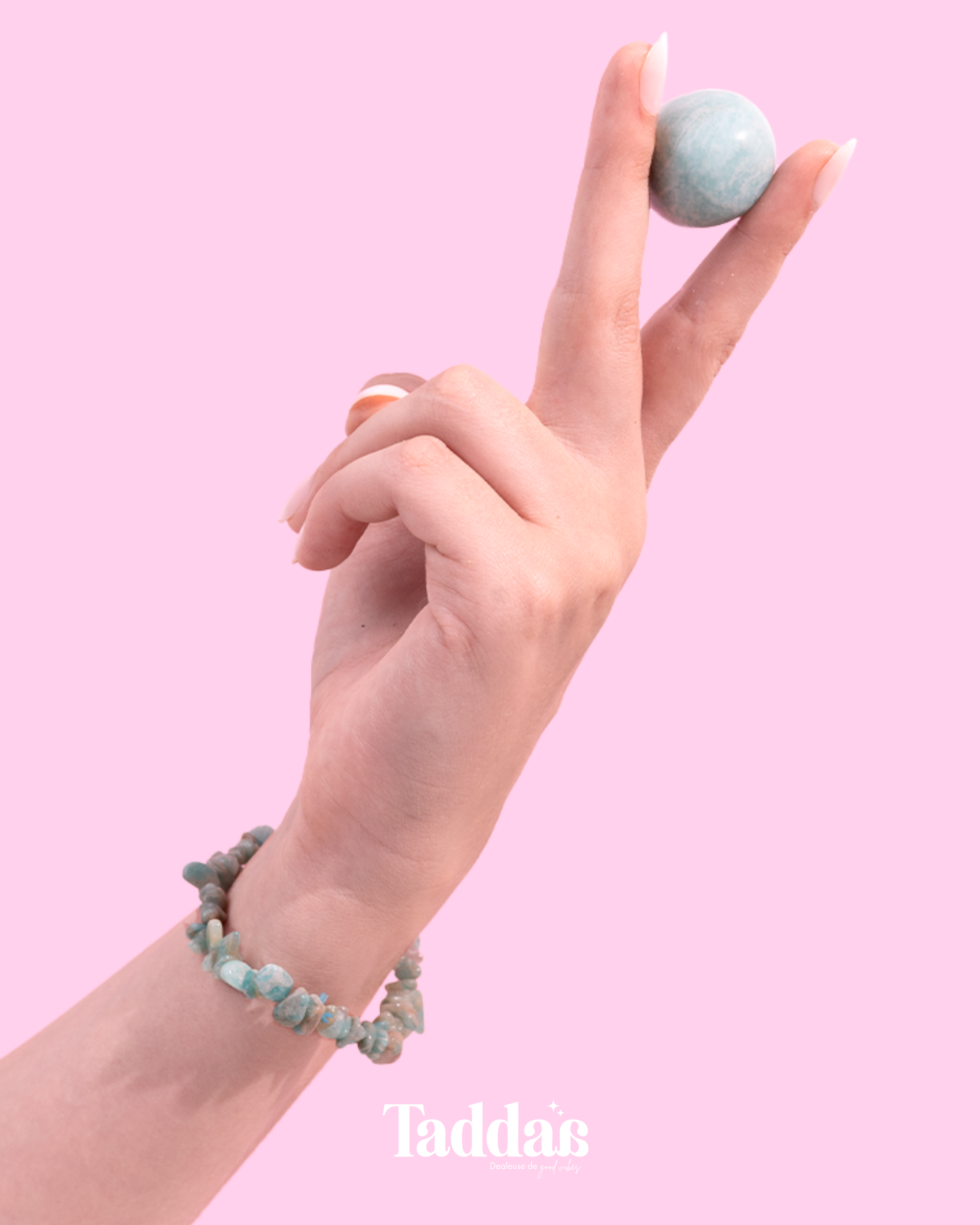 Bracelet Amazonite - Mademoiselle Namasté Mon C*l 😏😅