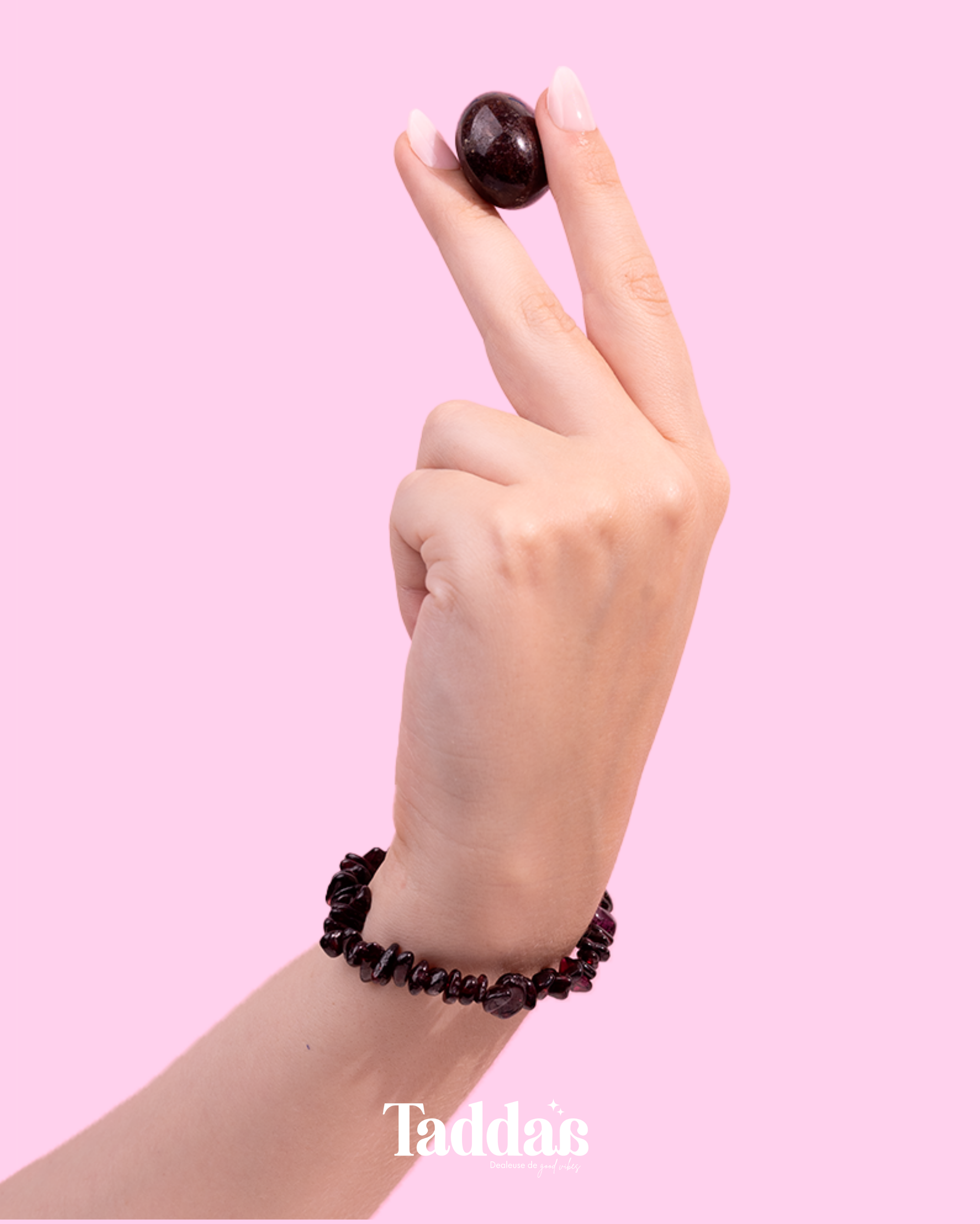 Bracelet Grenat - Mademoiselle c’est Oui ou Ça dégage ❤️🖕