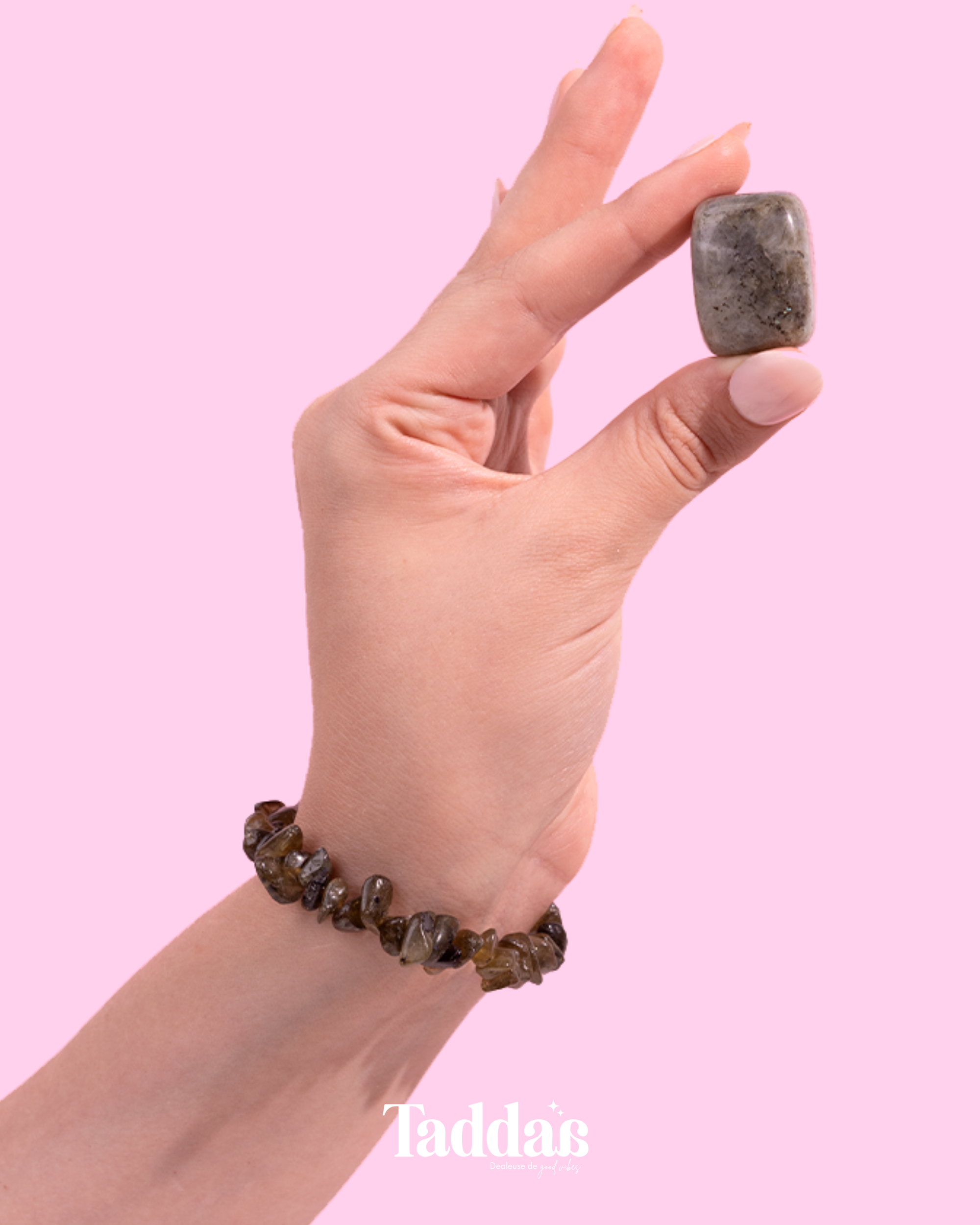 Bracelet Labradorite - Mademoiselle Merci mais non merci ! 🧿😜