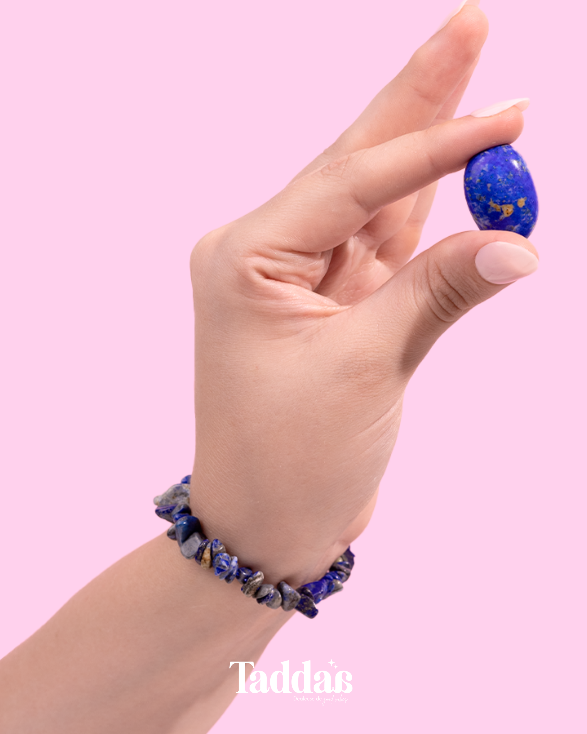 Bracelet Lapis Lazuli - Mademoiselle Sans Filtre 💬💙