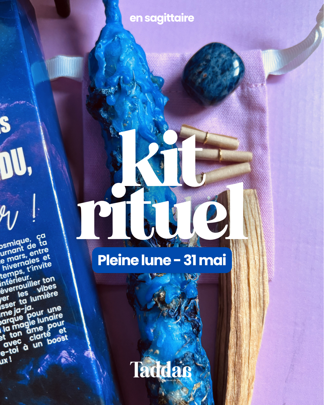 🌕✨ KIT RITUEL — Pleine Lune en Sagittaire | 31 mai 2026