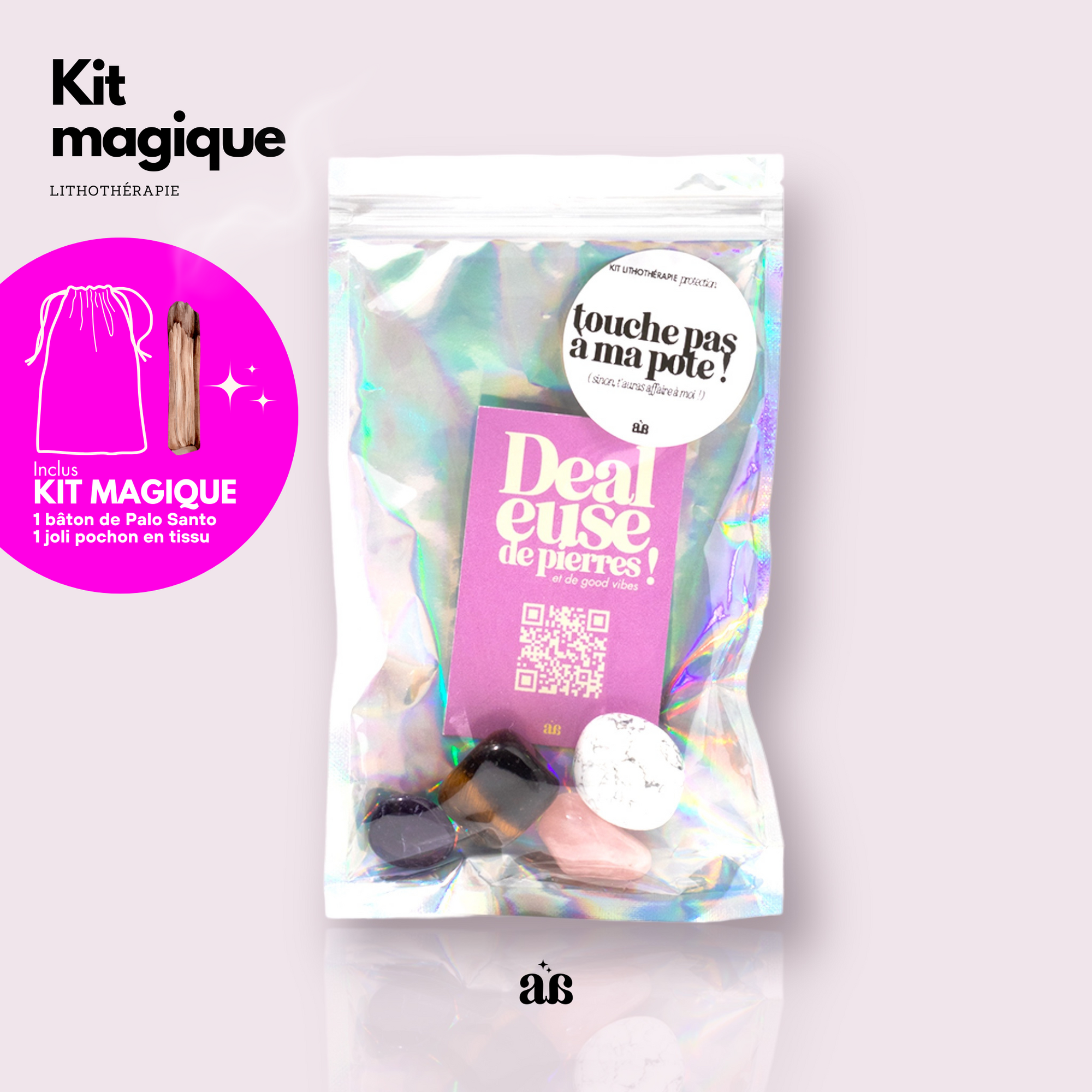 Kit TOUCHE PAS À MA POTE 💛👯💜