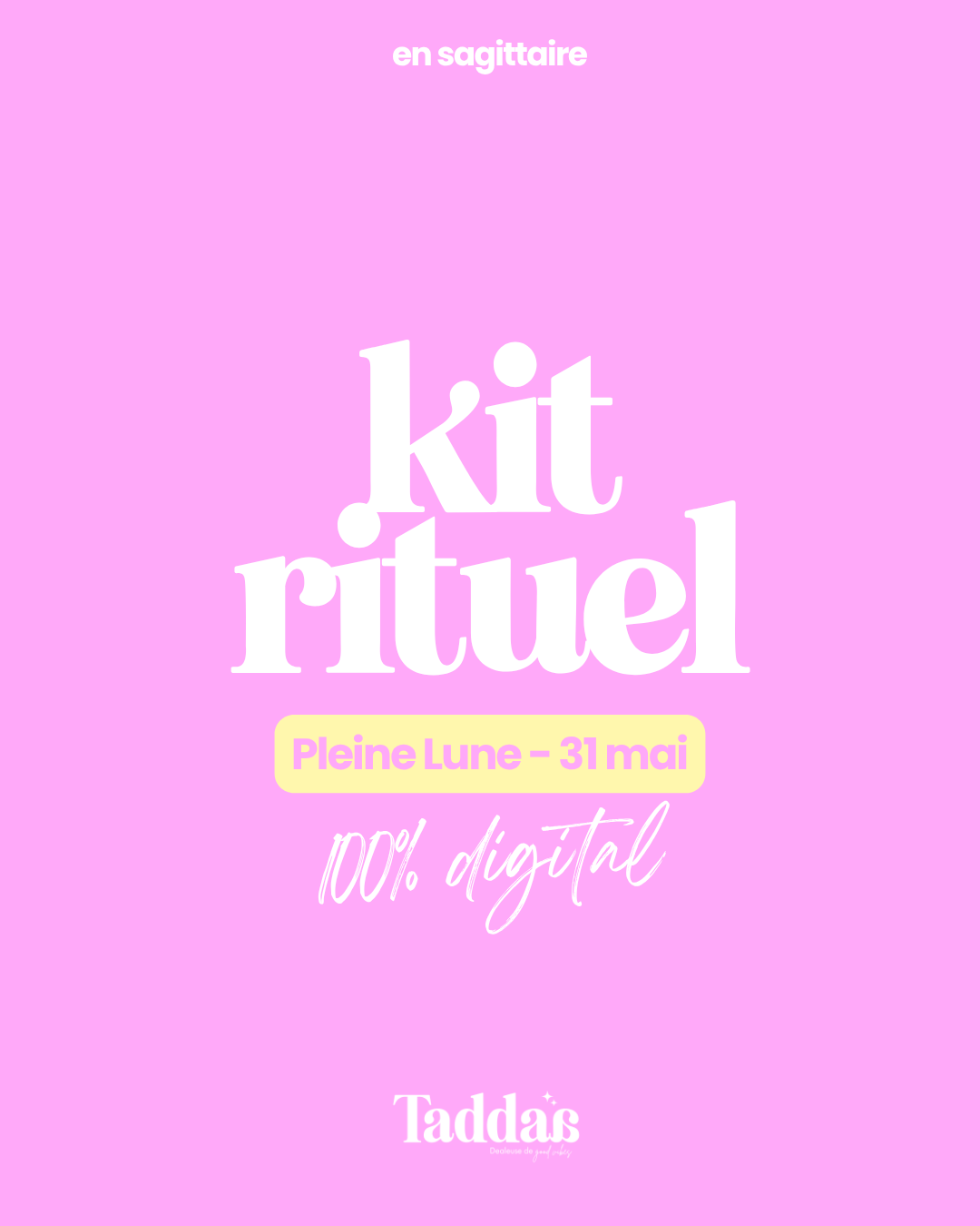👉 Rituel Nouvelle Lune en Sagittaire 100% digital
