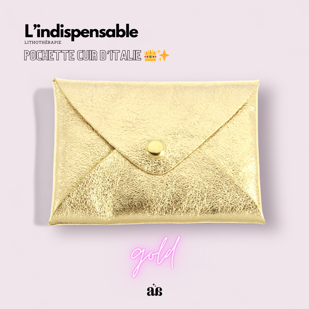 Pochette en cuir 🐆✨