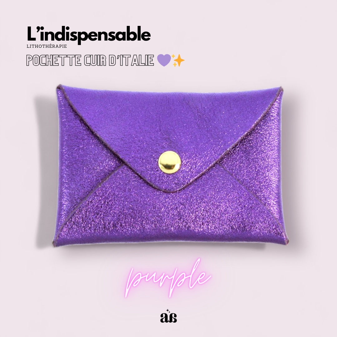 Pochette en cuir 🐆✨