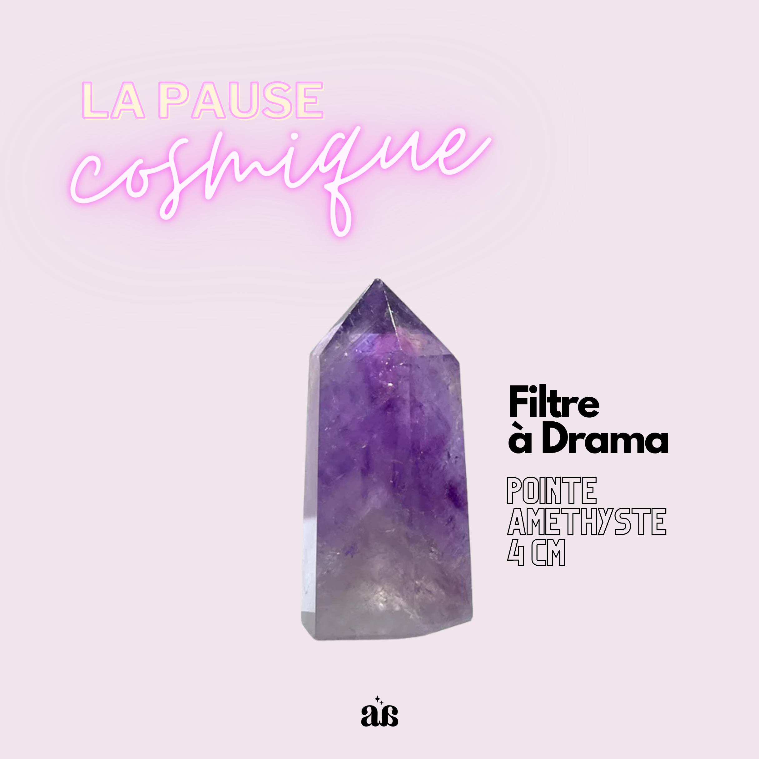 Pointe Améthyste  -  Filtre à drama 💜😌✨