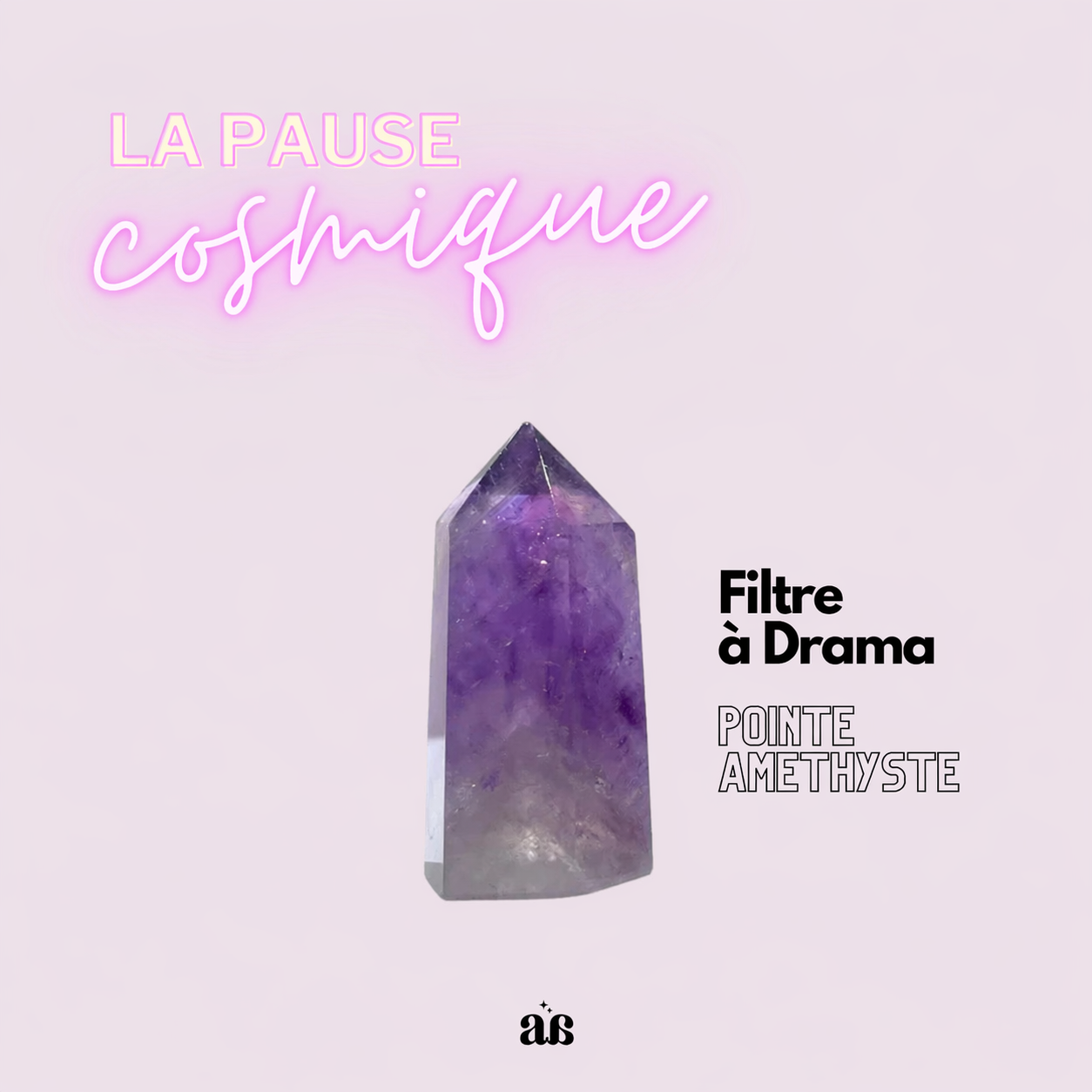 Pointe Améthyste  -  Filtre à drama 💜😌✨